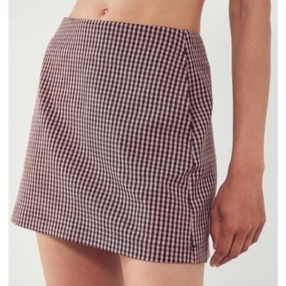 Cooperative for Urban Outfitters Gingham Mini Skirt - Picture 1 of 3